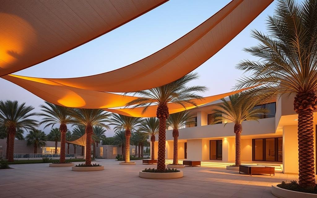 مظلات حدائق الرياض